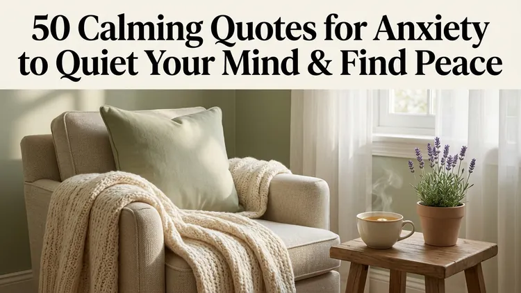 45 Calming Quotes for Anxiety to Quiet Your Racing Mind
