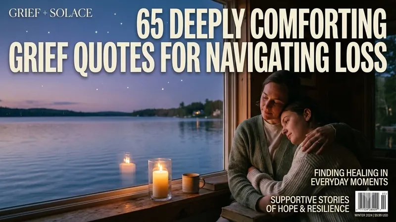 50 Deeply Comforting Grief Quotes for Navigating Loss