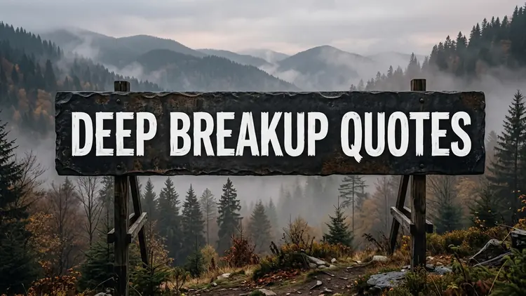 80 Deep Breakup Quotes: Honoring Grief, Emotional Solace & The Path to Peace