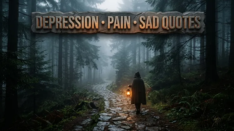 68 Deep Depression Pain Sad Quotes: Validating Heartache, Exhaustion & Fragile Healing
