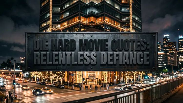 55 Iconic Die Hard Movie Quotes: Gritty Defiance, Survival Humor & Cathartic Wit