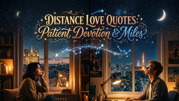 60 Resilient Distance Love Quotes on Patient Devotion, Emotional Gravity & Miles