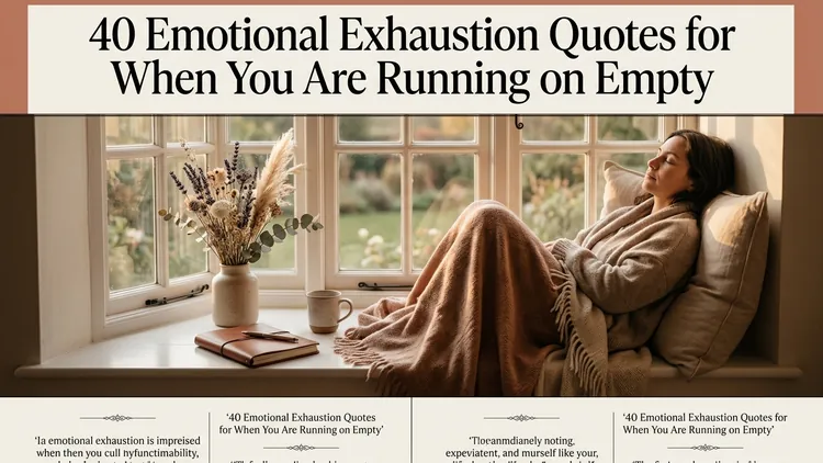 45 Emotional Exhaustion Quotes for When Your Soul is Tired