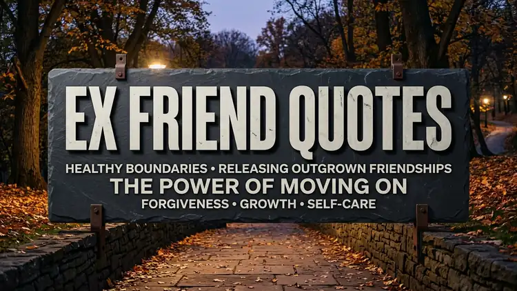 80 Ex Friend Quotes: Navigating Friendship Breakups, Boundaries & Closure