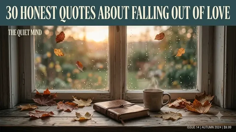 35 Honest Quotes on Falling Out of Love & Moving On