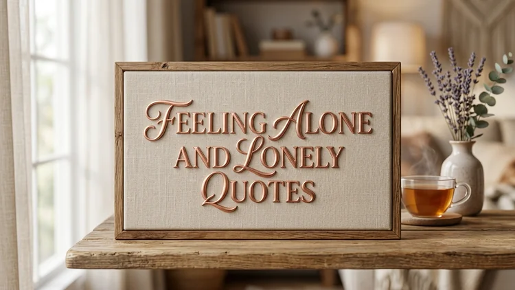 55 Quotes on Feeling Alone and Lonely: Solace, Gentle Presence & Hope