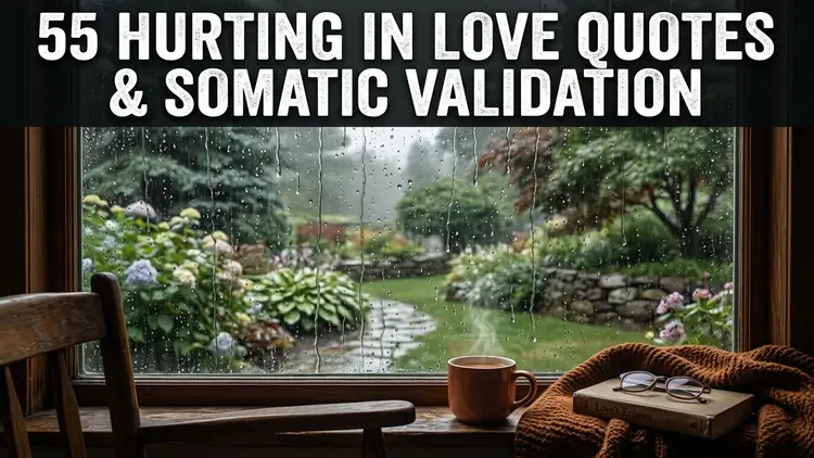 55 Hurting in Love Quotes & Somatic Validation for When Devotion Aches