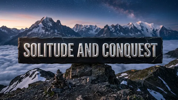 50 Powerful Quotes on Solitude and Conquest: The Loneliness of Ambition & Inner Strength