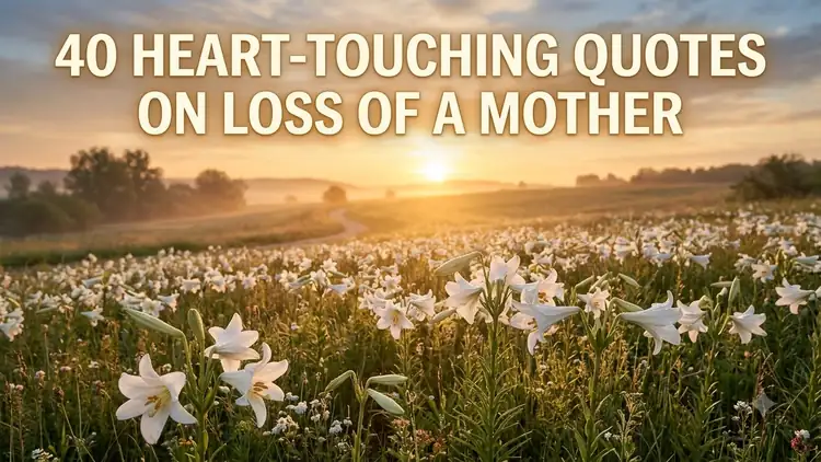 40 Heartfelt Quotes on the Loss of a Mother & Grief