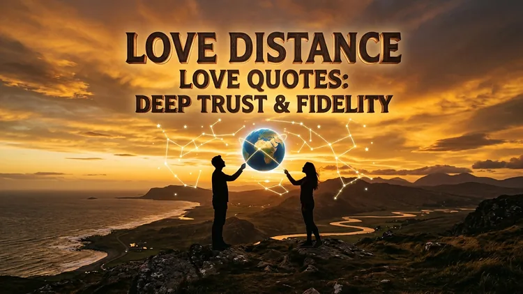 55 Grounding Love Distance Love Quotes on Deep Trust, Shared Constellations & Fidelity