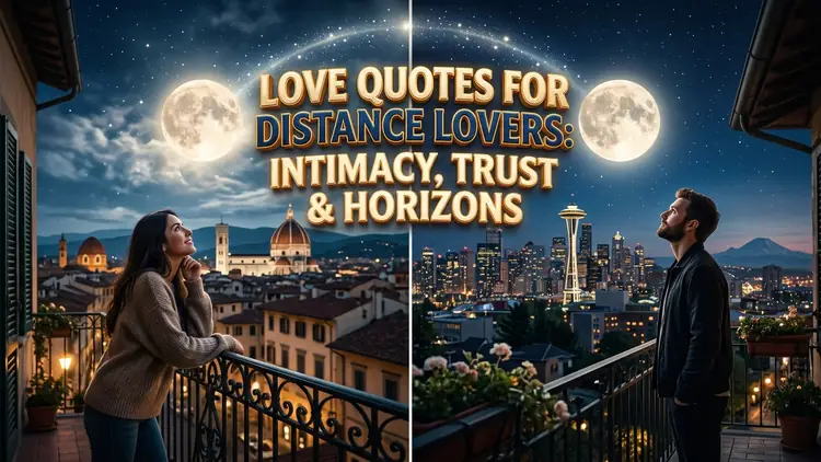 60 Resilient Love Quotes for Distance Lovers on Emotional Intimacy, Trust & Horizons