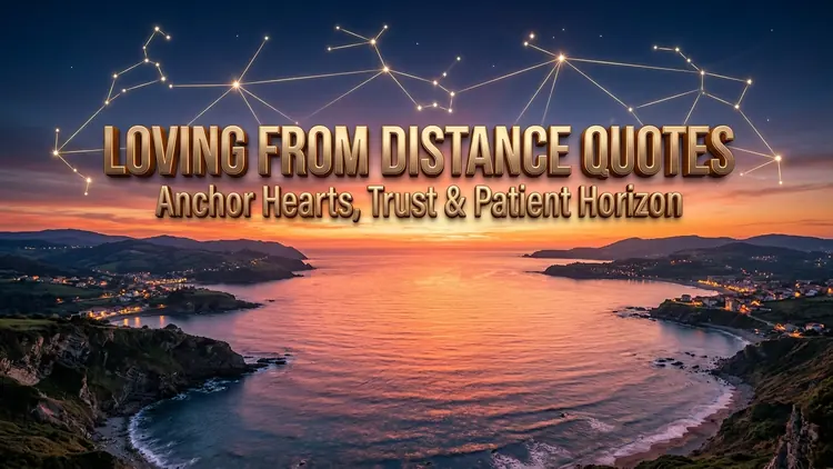 65 Resilient Loving from Distance Quotes: Anchor Hearts, Trust & Patient Horizon