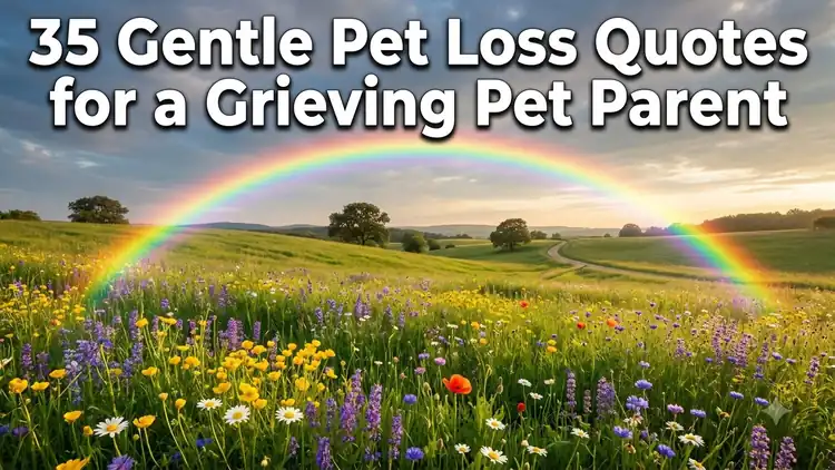 35 Comforting Pet Loss Quotes for Honoring Your Animal