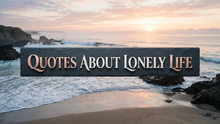 55 Soulful Quotes About Lonely Life: Validating Isolation, Peace & Self-Compassion