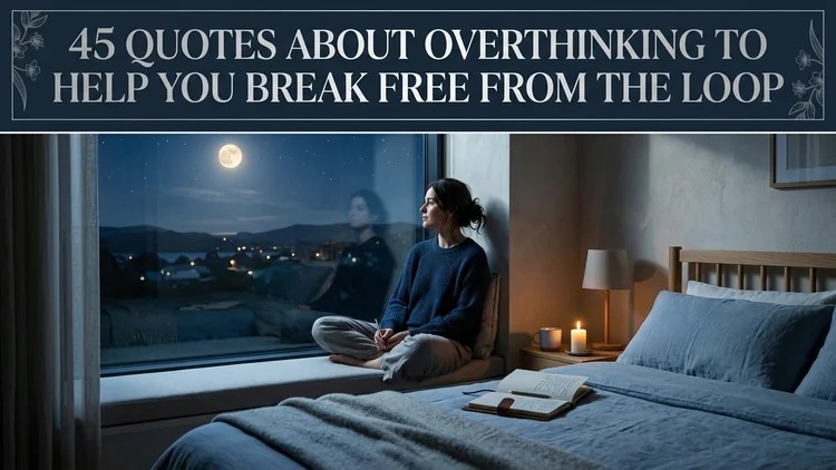 45 Quotes About Overthinking to Break the Cycle of Rumination
