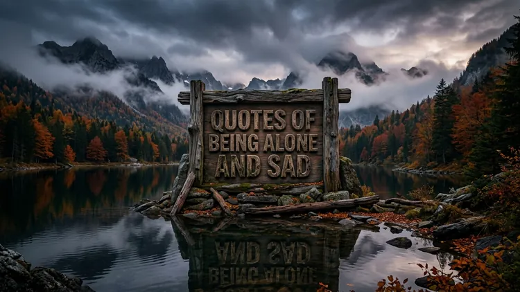 50 Deep Quotes of Being Alone and Sad: Safe Harbors in the Quiet