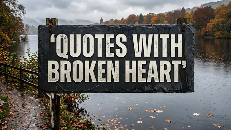 80 Quotes with Broken Heart: Therapeutic Solace, Healing & Emotional Renewal