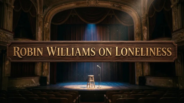 50 Deep Robin Williams Quotes on Loneliness: Empathy, Heart & Healing in Quiet Rooms