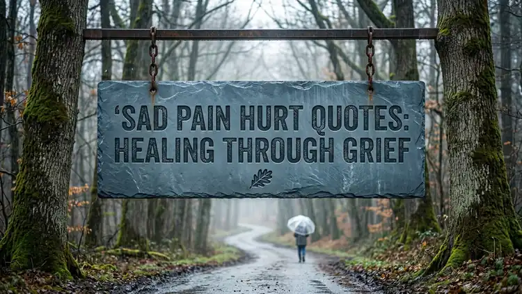 60 Deep Sad Pain Hurt Quotes: Validating Heartache, Somatic Healing & Gentle Solace