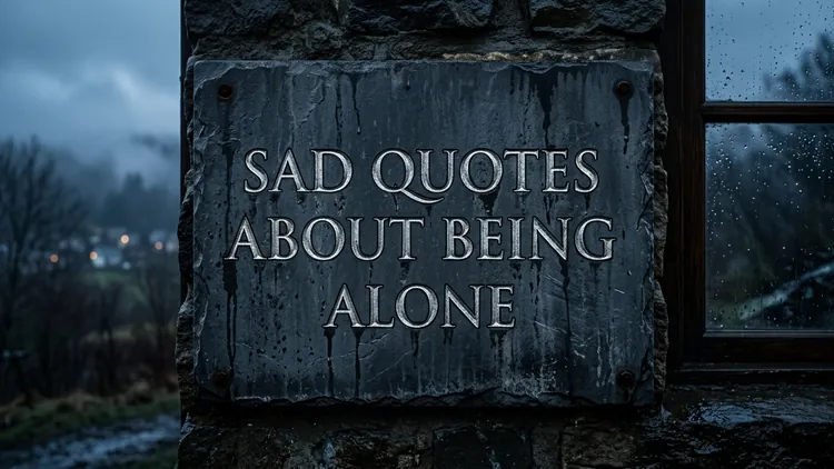 50 Sad Quotes About Being Alone: Validation, Quiet Tears & Healing Light