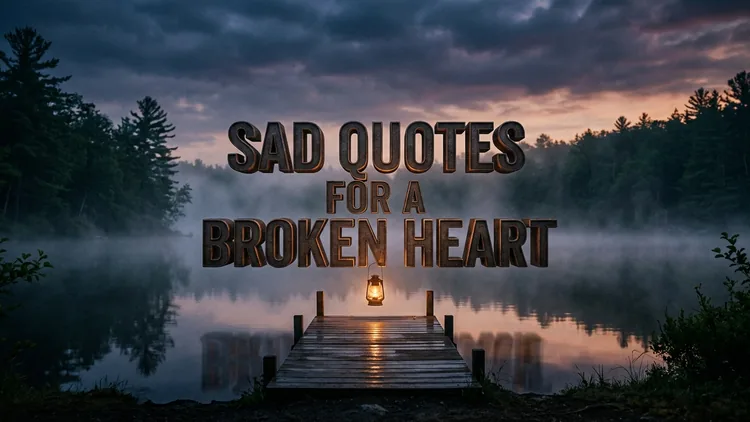 50 Sad Quotes for a Broken Heart: Navigating Deep Grief, Letting Go & Soul Renewal