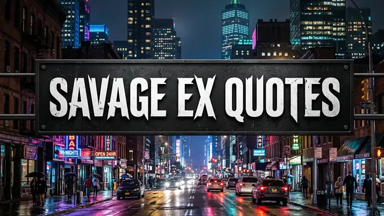 75 Savage Ex Quotes: Setting Fierce Boundaries, Self-Worth & Unapologetic Power