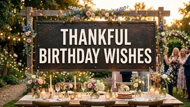 70 Thankful Birthday Wishes Quotes: Celebrating Another Year, Grace & Pure Appreciation
