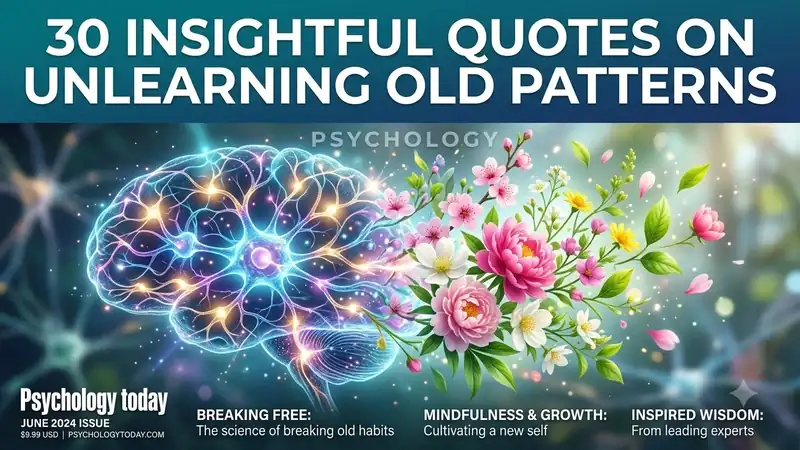 30 Inspiring Quotes on Unlearning Habits & Self-Growth