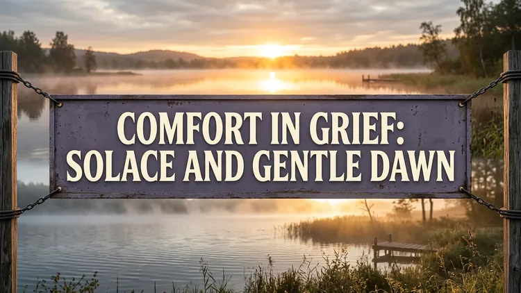 60 Uplifting Comfort Grief Quotes: Gentle Solace, Tender Memory & Healing Dawn