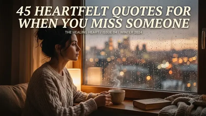 45 Tender Quotes for When You Miss Someone Deeply
